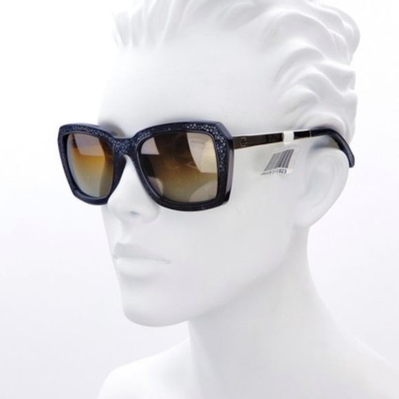 CHANEL Black Ch6047Q Galuchat Stingray Oversized 54mm Polarized Sunglasses - Picture 4 of 12